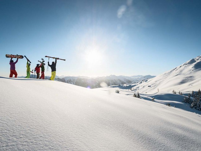 Endlose Pistenkilometer in Snow Space Salzburg © Flachau Tourismus 